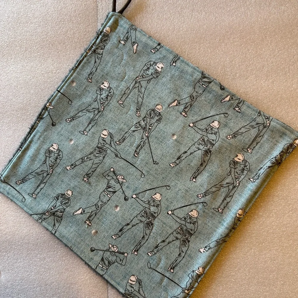 NEW! Handmade Softy Cloth Golf Print